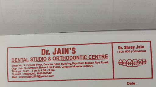 Dr.Jain's Dental Clinic And Orthodontist Centre: Best Dental care @ Charni Road,South Mumbai