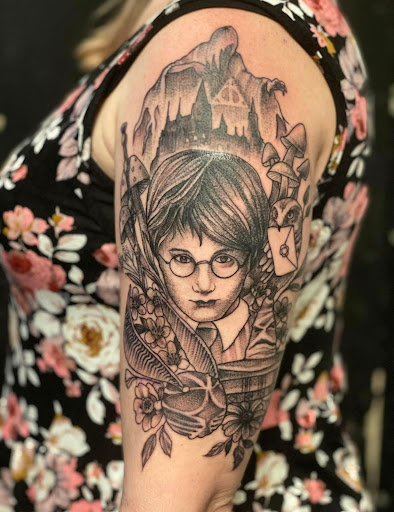Explore side of the hand tattoo ideas, creative tattoo ideas in Lemoyne, available at Ego Ink Tattoo & Body Piercing Shop