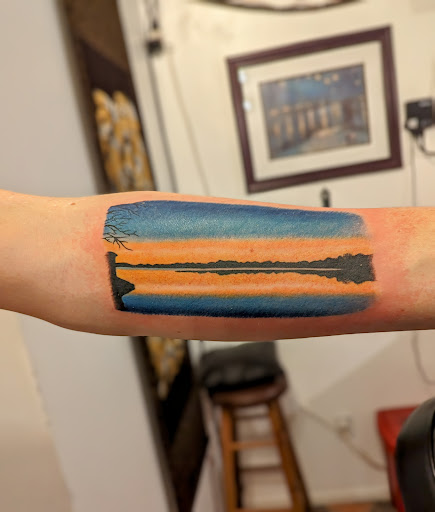 Explore bull riding tattoo ideas, creative tattoo ideas in Hebron, available at Explosive Ink Tattoo