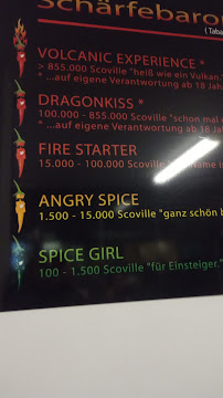 Snack Curry Pavillon à Geesthacht (le menu)