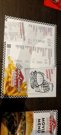 Carte du CineLounge Diner & Sportsbar à Hamburg