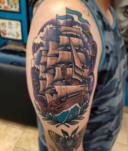 Explore phantom of the opera tattoo ideas, creative tattoo ideas in Pittsburg, available at Delta Art & Tattoo