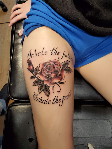 Explore illusion tattoo ideas, creative tattoo ideas in Elkhart, available at Liquid Ink 2 Tattoos & Body Piercings