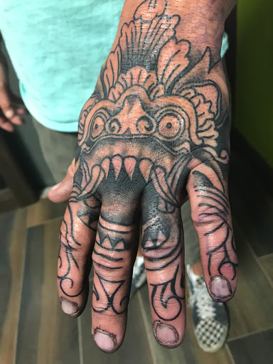 Explore killer klowns from outer space tattoo ideas, creative tattoo ideas in Saint Petersburg, available at Buku Tattoo Studio