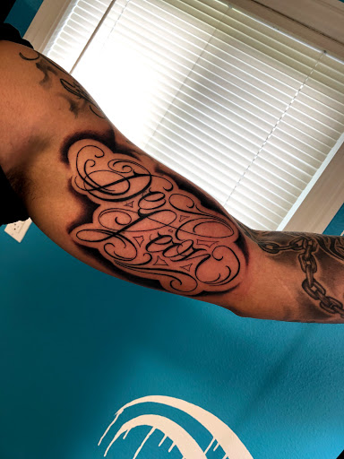 Explore mens collar bone tattoo ideas, creative tattoo ideas in Springdale, available at Tattoo Cartel