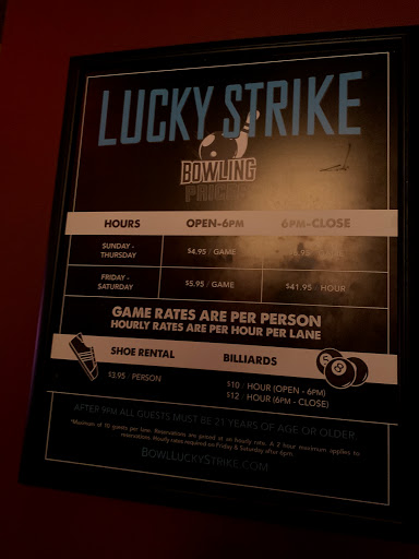 Bowling Alley «Lucky Strike Novi», reviews and photos, 44320 Twelve Mile Rd H-160, Novi, MI 48377, USA