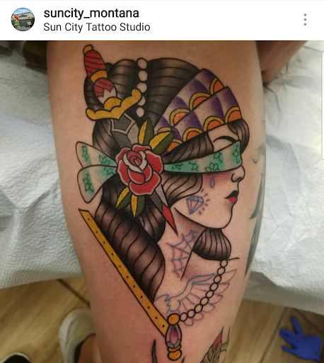 Explore world traveler tattoo ideas, creative tattoo ideas in El Paso, available at Sun City Tattoo Montana