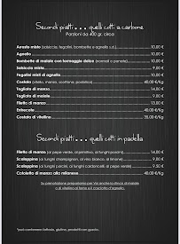 Menu du Peccati di gola à Martina Franca