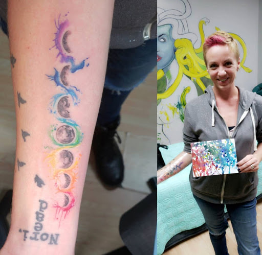 Explore cross tattoo ideas for guys, creative tattoo ideas in Kenosha, available at Kenosha Tattoo Company