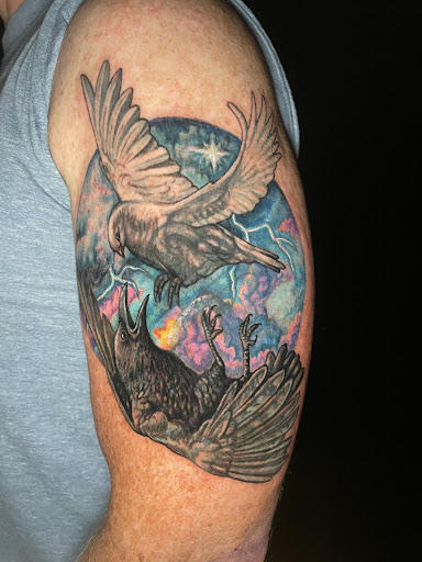 Explore chicago bulls tattoo ideas, creative tattoo ideas in Sykesville, available at Foxwood Tattoo Collective