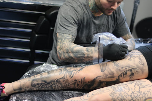 Explore costume ideas with tattoos, creative tattoo ideas in Edgewood, available at Evolved Body Arts