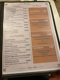 Exotica à Paris menu