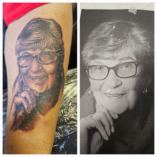 Explore tattoo ideas daughters name, creative tattoo ideas in Angola, available at Hoodlum Ink