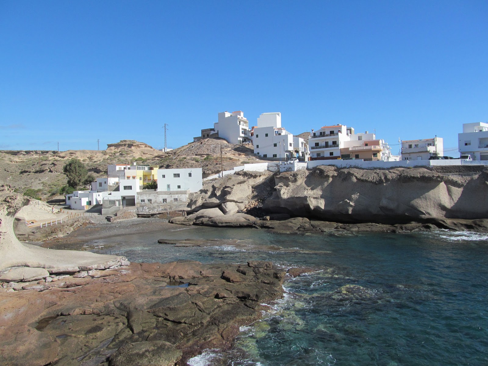 Foto van El Bufadero met kleine baai