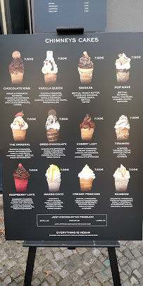 Café CHIMNEYS à Berlin (la carte)