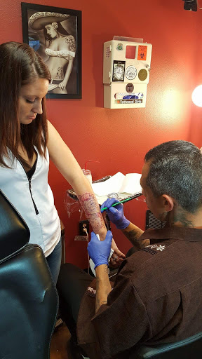 Explore deceased dog tattoo ideas, creative tattoo ideas in San Angelo, available at Inkland Tattoo Studio