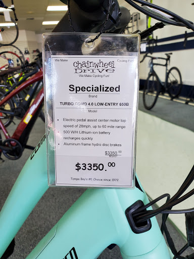 Bicycle Store «Chainwheel Drive», reviews and photos, 32796 US Hwy 19 N, Palm Harbor, FL 34684, USA