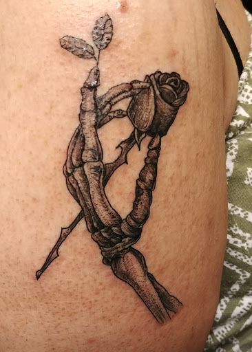 Explore circular tattoo ideas, creative tattoo ideas in Harrisburg, available at Rayzor Tattoos