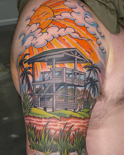 Explore protector tattoo ideas, creative tattoo ideas in Tallahassee, available at Magnolia Tattoo & Piercing Co.