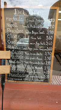 Menu du Da Nino Pizza al Taglio Cagnes sur Mer - Pizza Et Socca sur place et à emporter à Cagnes-sur-Mer