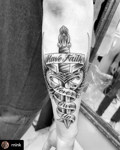 Explore to infinity and beyond tattoo ideas, creative tattoo ideas in Murrieta, available at Diamond City Tattoo & Piercing