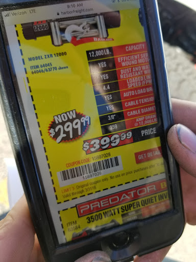 Hardware Store «Harbor Freight Tools», reviews and photos, 2415 Gilmer Rd, Longview, TX 75604, USA