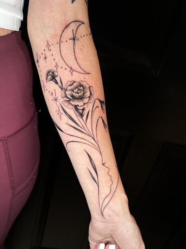 Explore death moth tattoo ideas, creative tattoo ideas in Honolulu, available at Sacred Art Tattoo Waikiki