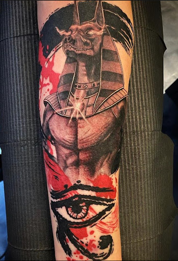 Explore leg tattoo ideas for females, creative tattoo ideas in Glendale, available at Black Raven Tattoo