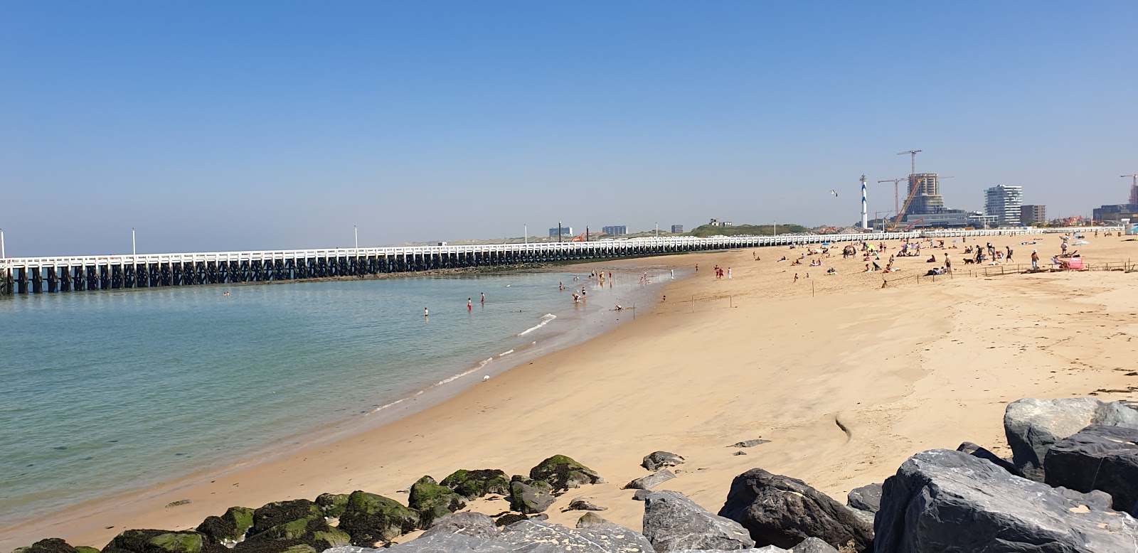 Foto de Klein strand oostende y el asentamiento