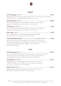 Carte du Baan Chang Thai Garten Restaurant à M. Gladbach