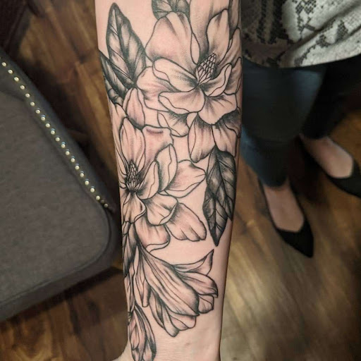 Explore empress tattoo ideas, creative tattoo ideas in Lawrence, available at Standard Electric Tattooing