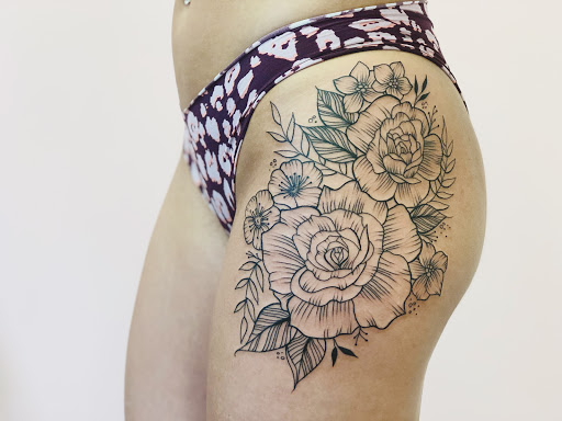 Explore grieving tattoo ideas, creative tattoo ideas in Batavia, available at The Pretty Pin-Up Tattoo Parlor