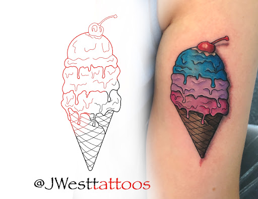 Explore knee cap tattoo ideas for men, creative tattoo ideas in Hartselle, available at Kingdom Minds Ink
