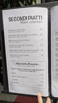 Hostaria La Baita à Milan menu