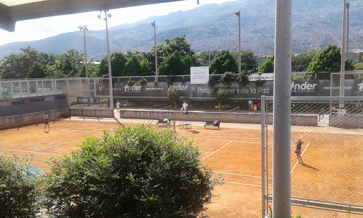 Tennis courts, Juanes Peace Park.