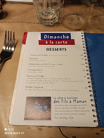 Les Fils À Maman Orléans à Orléans menu