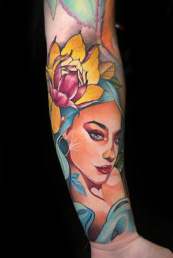 Explore military dog tag tattoo ideas, creative tattoo ideas in Scottsdale, available at Club Tattoo