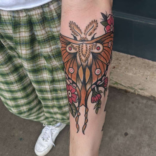 Explore urban tattoo ideas for guys, creative tattoo ideas in Lawrence, available at Standard Electric Tattooing
