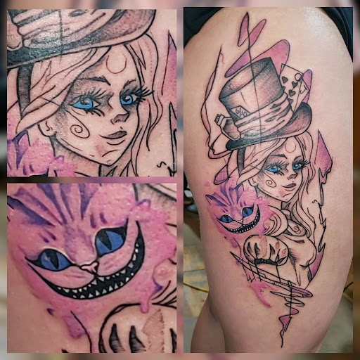 Explore full sleeve tattoo ideas for women, creative tattoo ideas in Willow Grove, available at Tattoo GalaxyWillow Grove Piercing & Tattoos