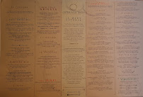 Carte du Osteria La Tegia à Bellaria - Igea Marina