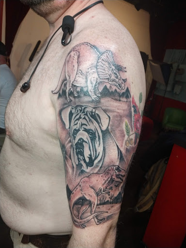 Tattoo Shop «Kustom Thrills Tattoo», reviews and photos, 1000 Main St #107, Nashville, TN 37206, USA