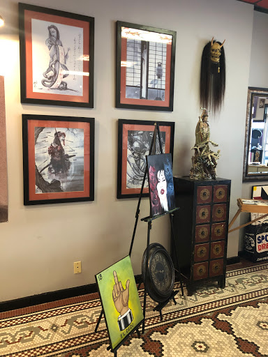 Explore geisha tattoo ideas, creative tattoo ideas in Junction City, available at Junction City Tattoo