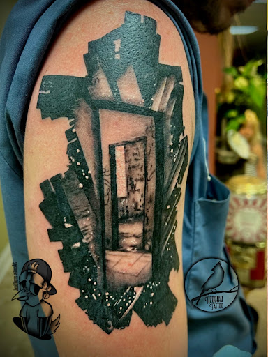 Explore sunlight tattoo ideas, creative tattoo ideas in Nashville, available at RedBird Tattoo