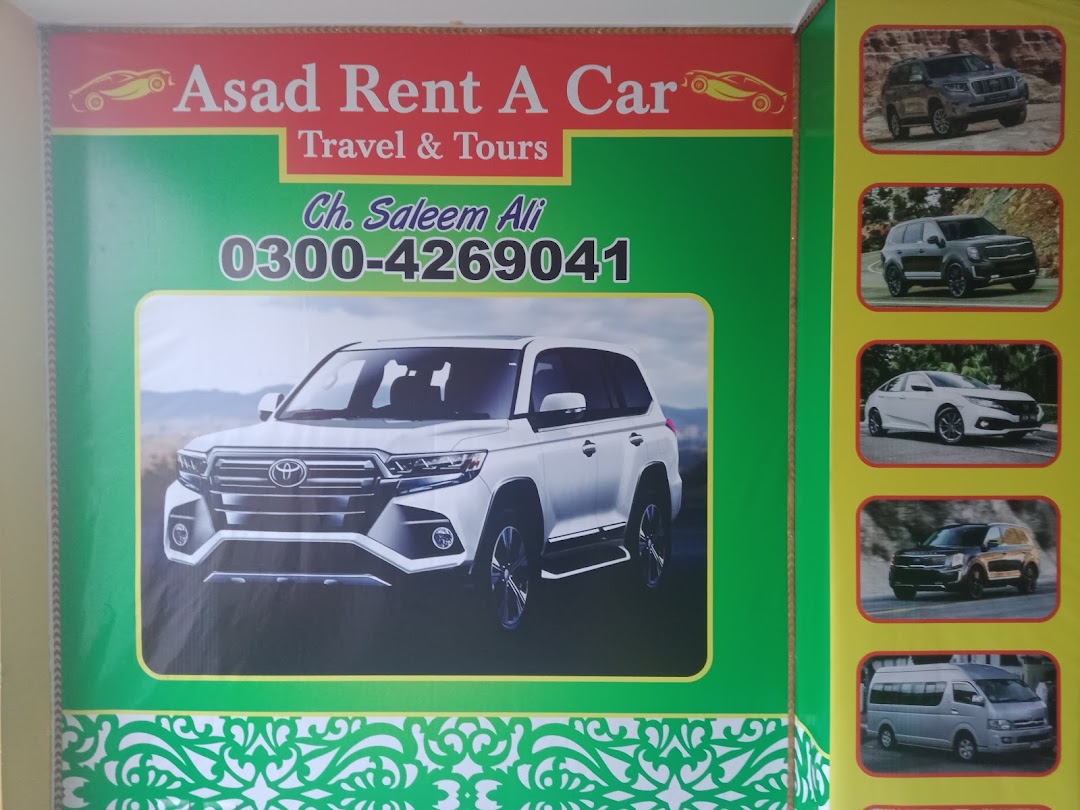 Asad Rent A Car Travel & Tours Bahria Town Lahore