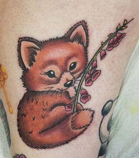 Explore feminine shoulder tattoo ideas, creative tattoo ideas in Lagrangeville, available at Black Cherry Tattoo Studio NY