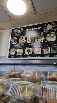 Menu du Falafel à Berlin