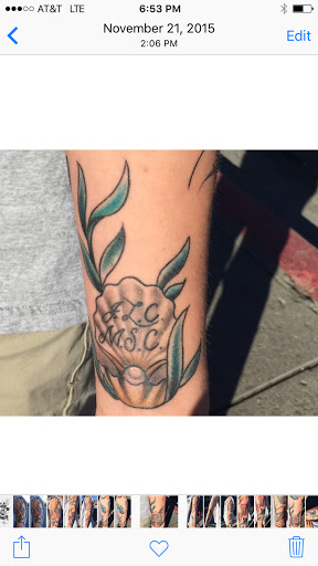 Explore glitter tattoo ideas, creative tattoo ideas in Reno, available at Aces Tattoo