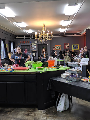 Explore mens leg sleeve tattoo ideas, creative tattoo ideas in Olympia, available at Fleshworks Tattoo Studio