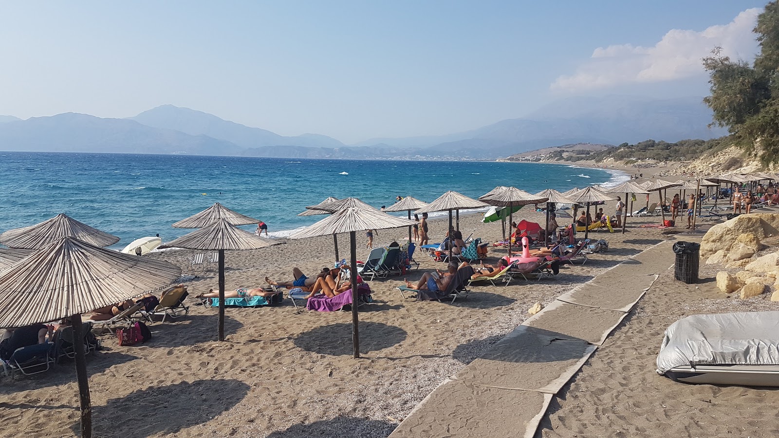 Photo de Kommos beach situé dans une zone naturelle