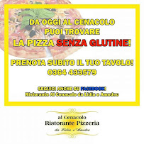 Al Cenacolo Restaurant à Niardo menu